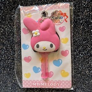 50th Anniversary My Melody Key Cap Keychain. Limited edition brand new.